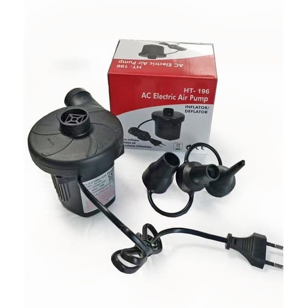 Elektrisk Uppblåsbar Pump HT-196 - Svart Svart