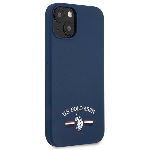 US Polo Silicone Collection Skal iPhone 13 mini - Navy Blå Blue
