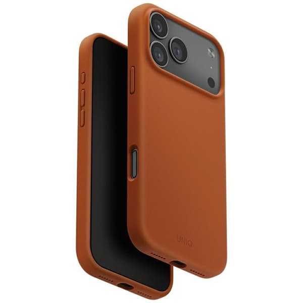 UNIQ Mobilskal till iPhone 17 Pro Max MagSafe Lino - Orange Orange