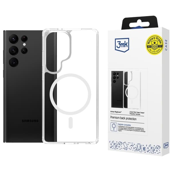 3MK Telefontaske til Galaxy S24 Ultra MagSafe Armor - Klar