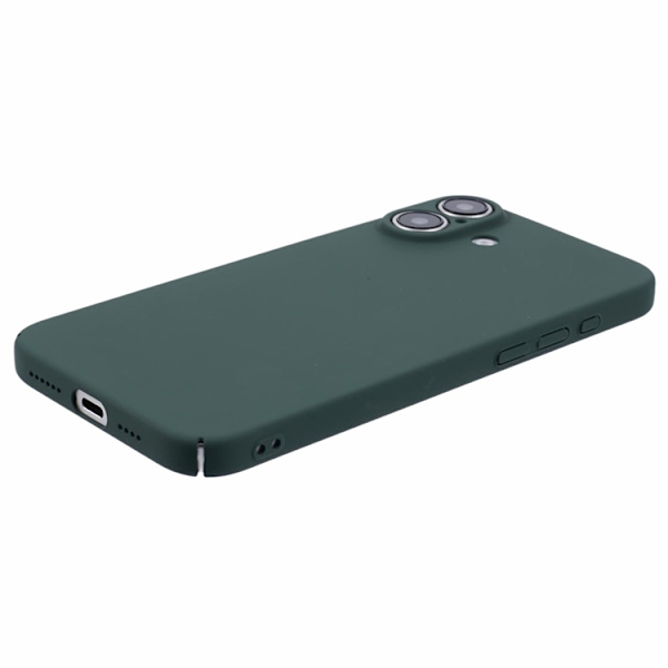 Mobilskal till iPhone 16 Skin-Touch Rubberized PC - Grön Grön