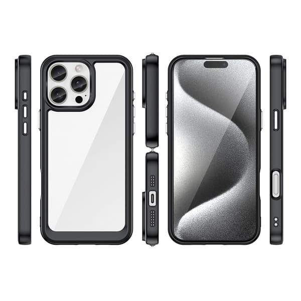 Mobilskal till iPhone 16 Pro Max Outer Space - Svart Svart