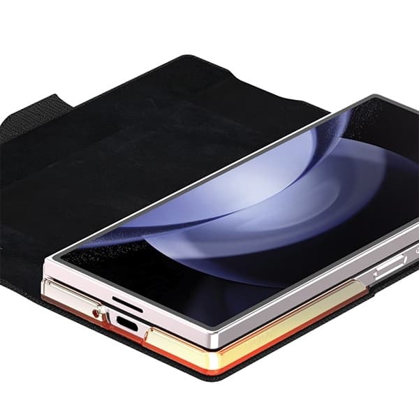 Araree Galaxy Z Fold 6 Pung Taske Motorhjelm Diary - Sort