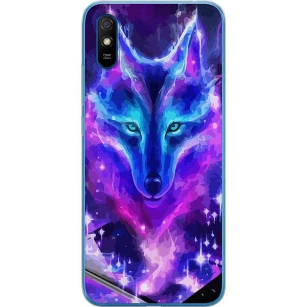 Mobilskal till Xiaomi Redmi 9A med Neon Varg