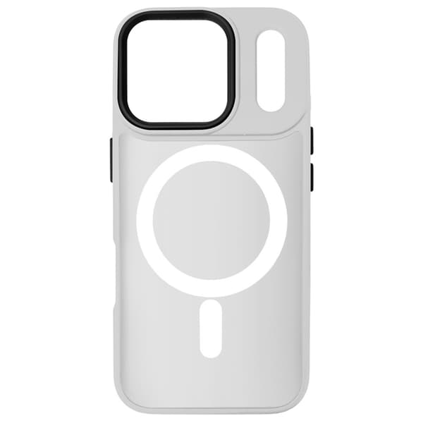 Mobilskal till iPhone 17 Pro Max MagSafe Skin Touch - Transparent Vit Vit