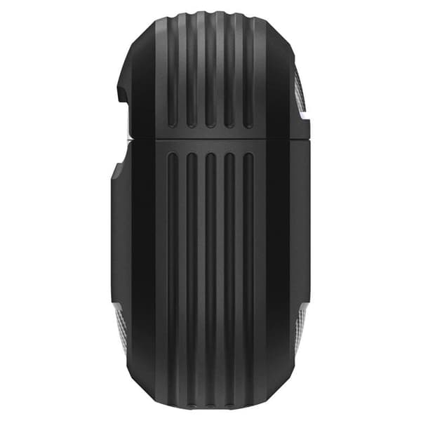 Spigen Airpods 4 Etui Rugged Armor - Mat Sort Svart