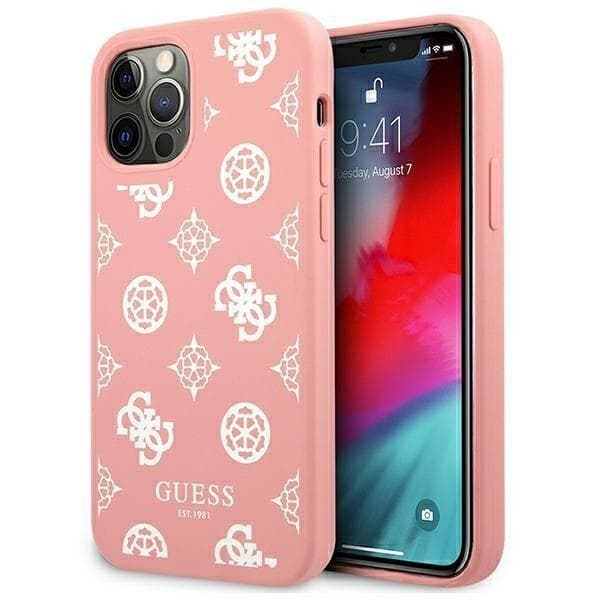 Guess Peony Collection Skal iPhone 12 Pro Max - Rosa Rosa