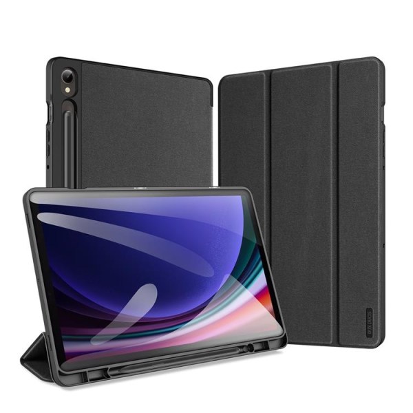 Dux Ducis Galaxy Tab A9 Plus -kotelo Toby Stylus - musta