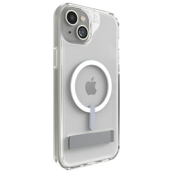 ZAGG Telefontaske til iPhone 15 Plus MagSafe Crystal Palace Stativ - Klar