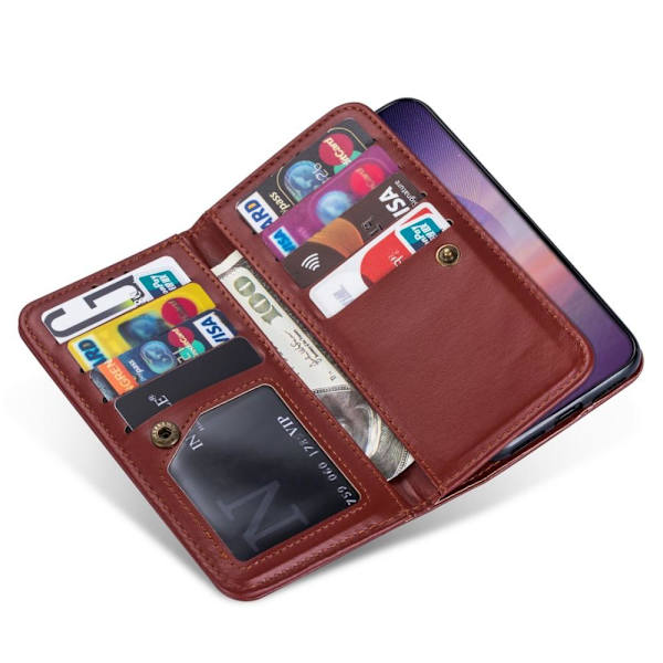Leather Fodral Till Note 20 Ultra - Brun Brun