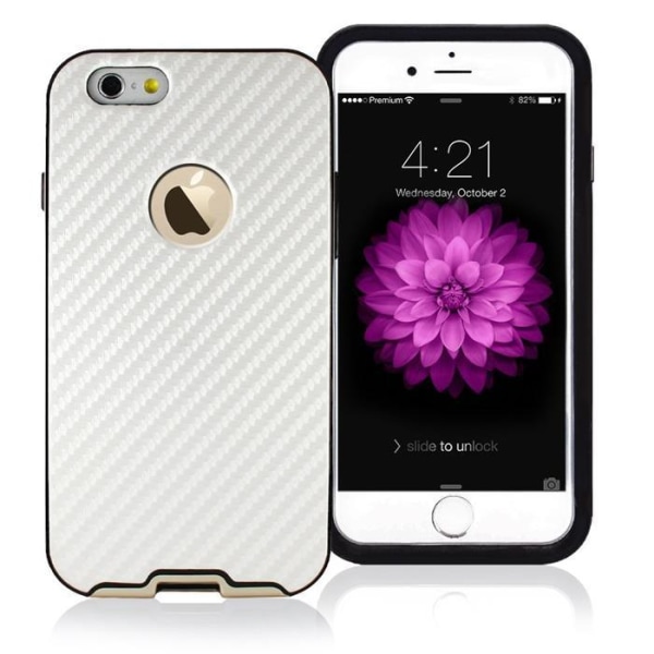 Mercury Bumper Skin Cover til Apple iPhone 6 / 6S - Hvid White