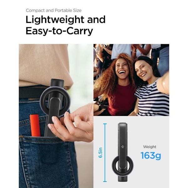 Spigen Magsafe Bluetooth Selfie Stick Tripod - Svart