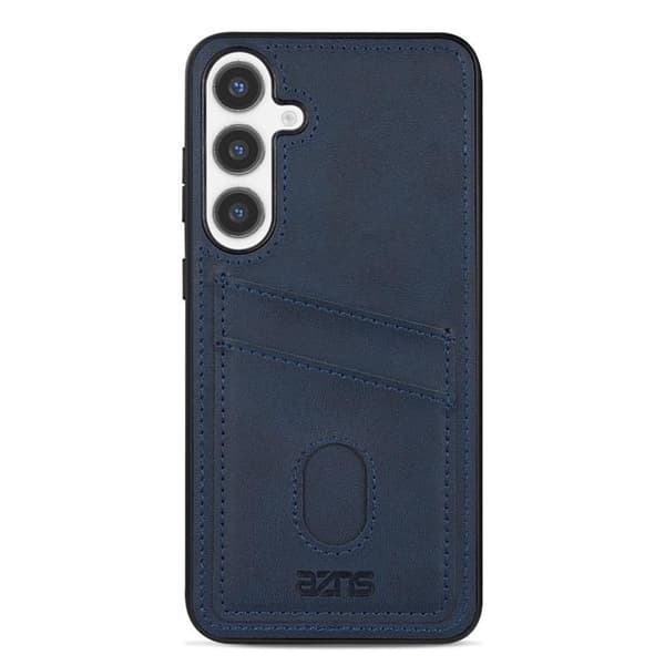 AZNS Mobilskal till Galaxy S26 Plus korthållare Calf Texture Blå