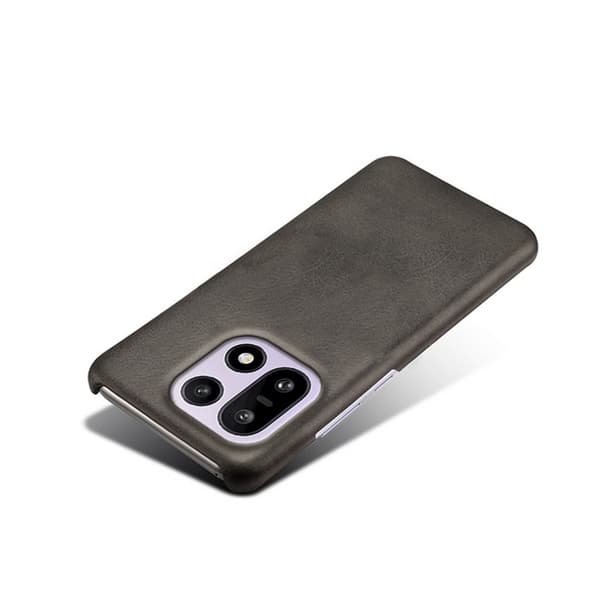Mobilskal till OnePlus 15 5G Calf Texture PU Läder Svart