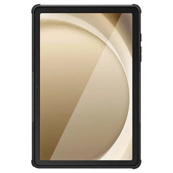Mobilskal till Galaxy Tab A9 Plus Tire Texture med Kickstand Svart