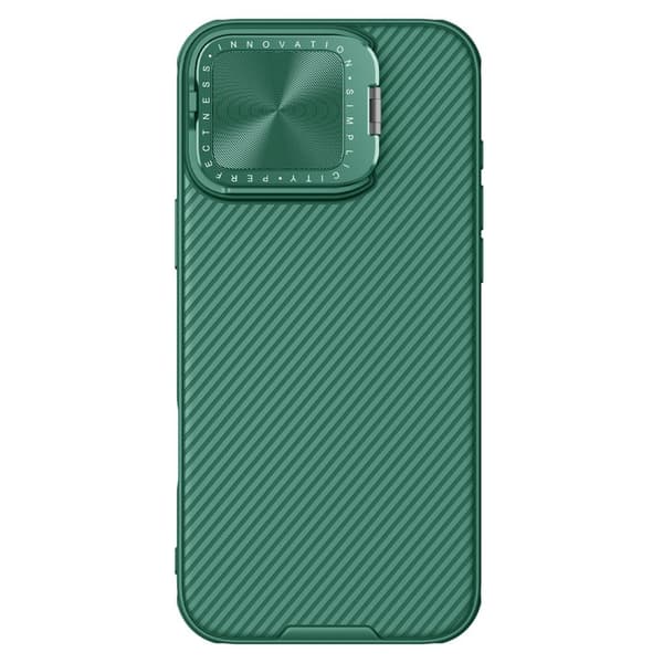 NILLKIN Camshield Prop Series Mobilskal till iPhone 16 Pro Max Grön
