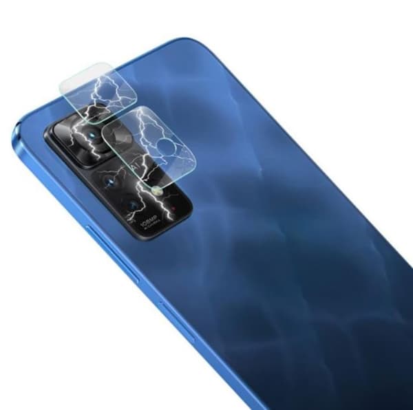 [2-PACK] Xiaomi Redmi Note 11/11S Kameralinsskydd i Härdat glas Transparent