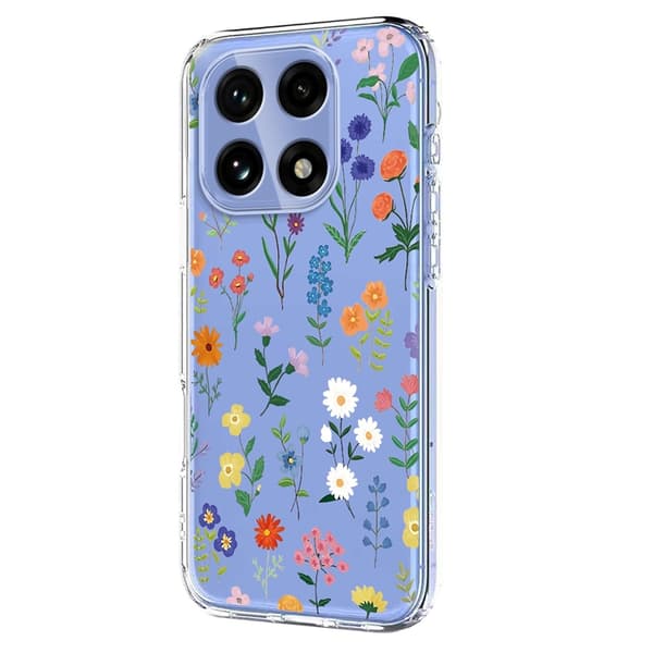 Mobilskal till OnePlus 15 Butterfly Floral Pattern Lila