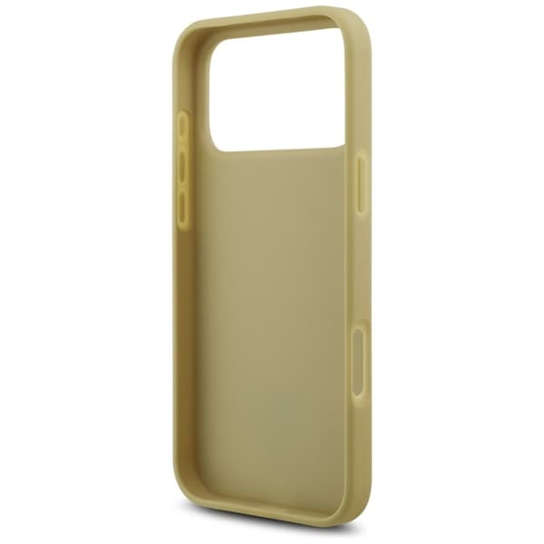 Guess Mobilskal till iPhone 17 Pro Rhinestone Triangle Logo - Guld Guld