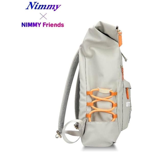 Nimmy Dator Ryggsäck 14" Cool&Cute 2.0 Bear - Grå Grå