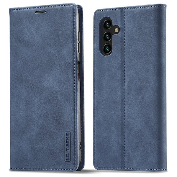 LC.IMEEKE Samsung Galaxy A54 5G Plånboksfodral Konstläder - Blå