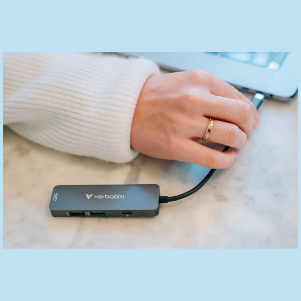 Verbatim Hub USB-C/HDMI/USB-A 3.2/2.0 32155 - Aluminium