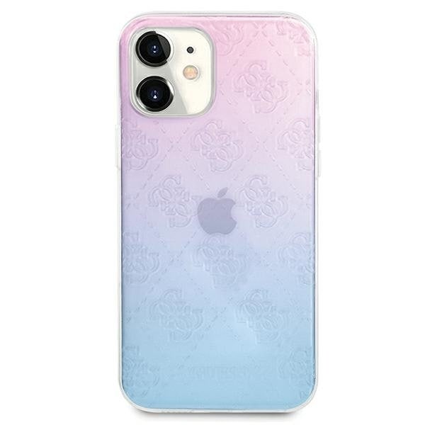 Guess Skal iPhone 12 mini 3D Pattern Collection - Blå Blå