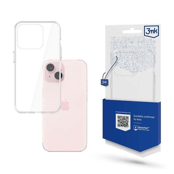 3MK Mobilskal till iPhone 15 Armor - Transparent Transparent