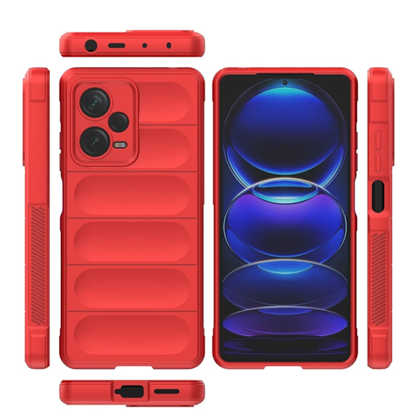 Mobilskal till Xiaomi Redmi Note 12 Pro Plus Magic Shield - Röd Röd