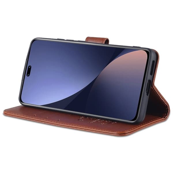 AZNS Xiaomi 13 Lite / Civi 2 5G Plånboksfodral Konstläder - Brun