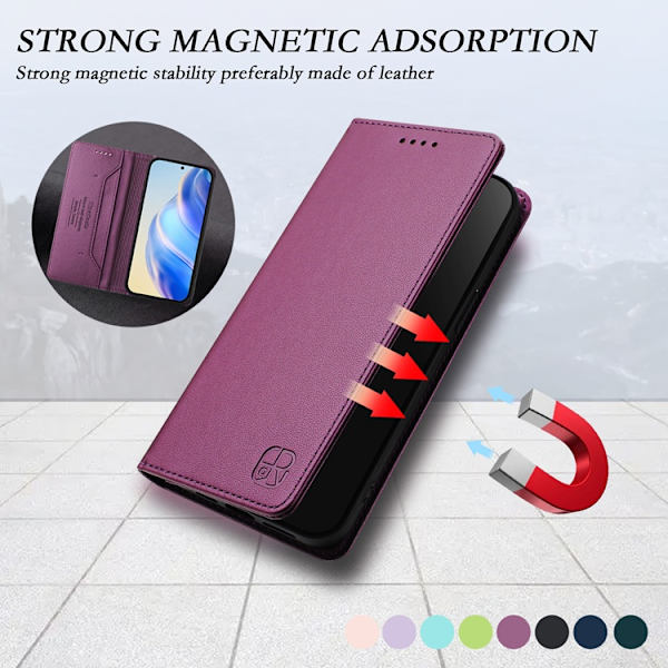 RINACASIS iPhone 17 Pro Plånboksfodral RC01 RFID - Violett Lila