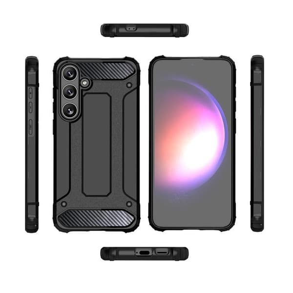 Galaxy S24 Plus -puhelimen suojakuori Hybrid Armor - sininen Blå