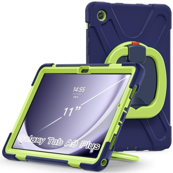 Tech-Protect Galaxy Tab A9 Plus Case X-Armor - Navy/Lime