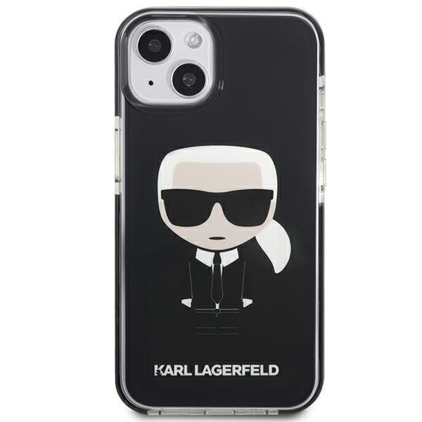 Karl Lagerfeld Iconik Karl Cover iPhone 13 mini - Sort