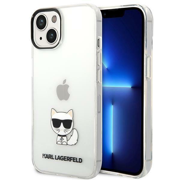 Karl Lagerfeld iPhone 14 Plus Skal Transparent Choupette Body -