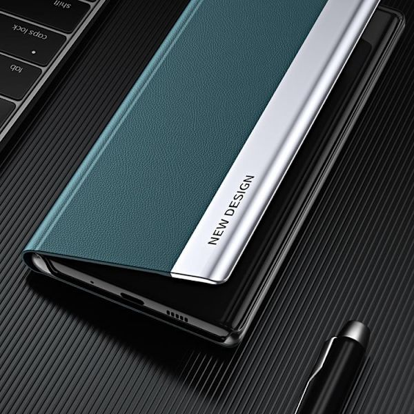 Redmi Note 12 Pro Plus Fodral Sleep kickstand - Blå Blå