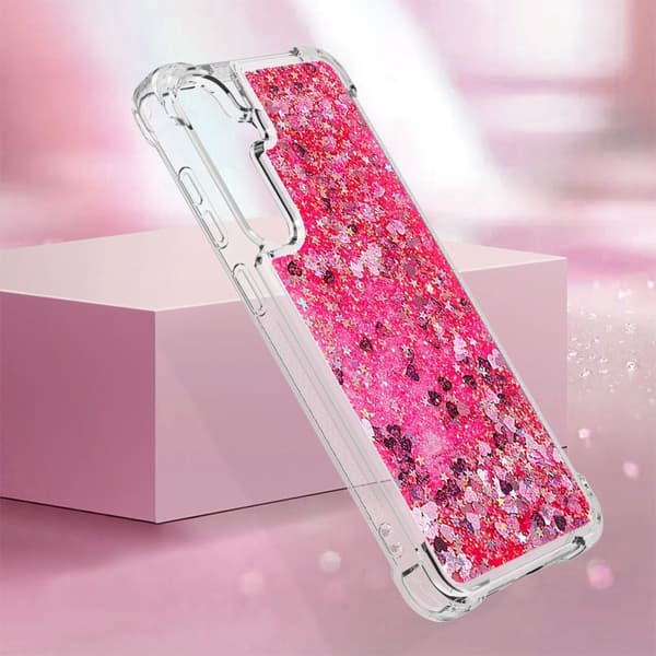 Mobilskal för Samsung Galaxy S26 Plus TPU Glitter Shockproof - Rosa