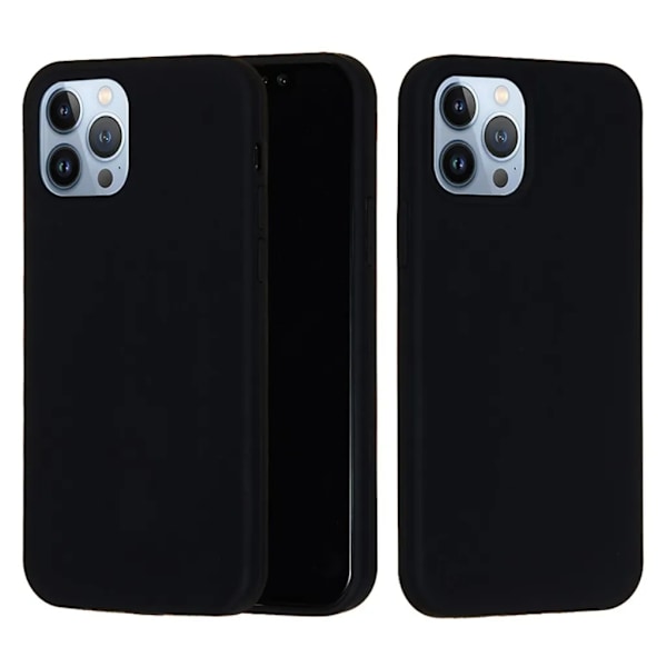 iPhone 15 Pro Max Mobilskal Mjukt - Svart Svart