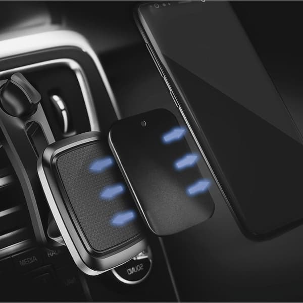 Badge til magnet Mobiltelefonholder Sort Black