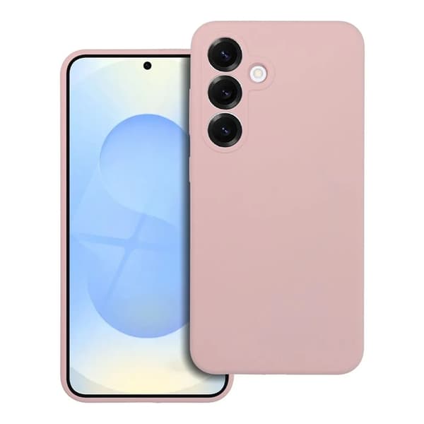 Telefontaske til Galaxy S25 Edge Magsafe Silikone 2mm - Sand Pink