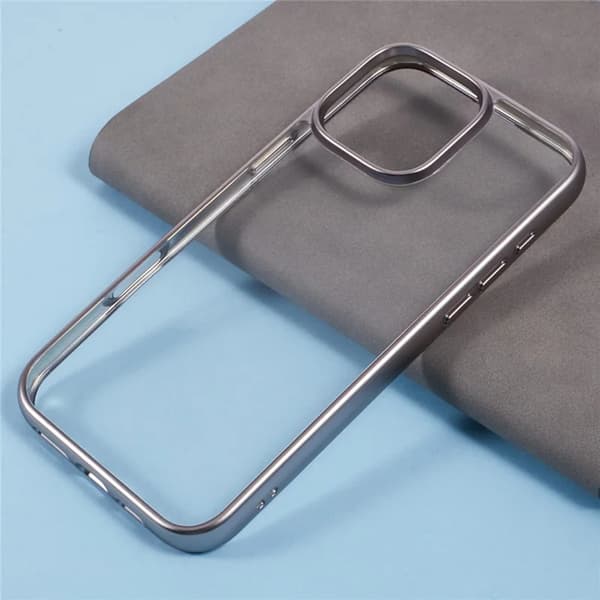 KIGC Mobilskal till iPhone 16 Pro Max Ice Silk - Titan Silver