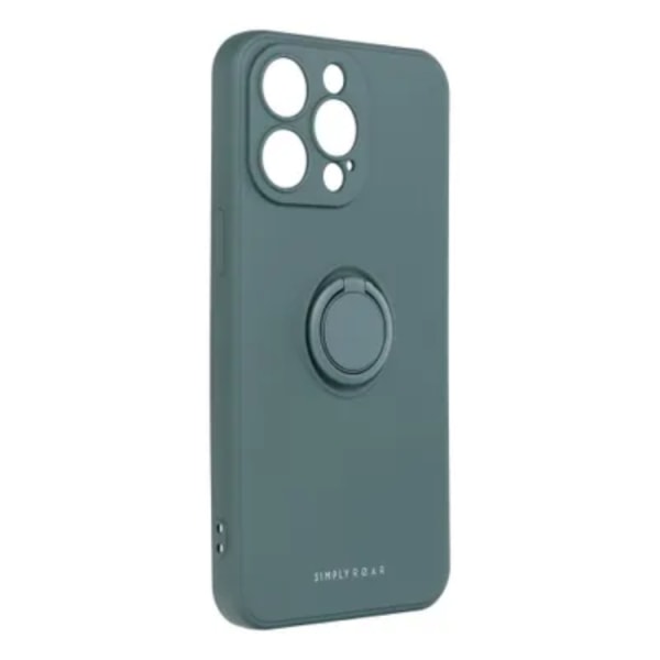 Roar iPhone 15 Pro Mobil Taske Ring Holder Amber - Grøn