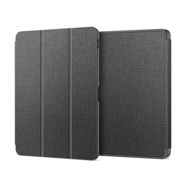 Tech-Protect iPad 10.9 (2022)/ iPad 11"(2025) Fodral Canvas - Charcoal Grå Grå