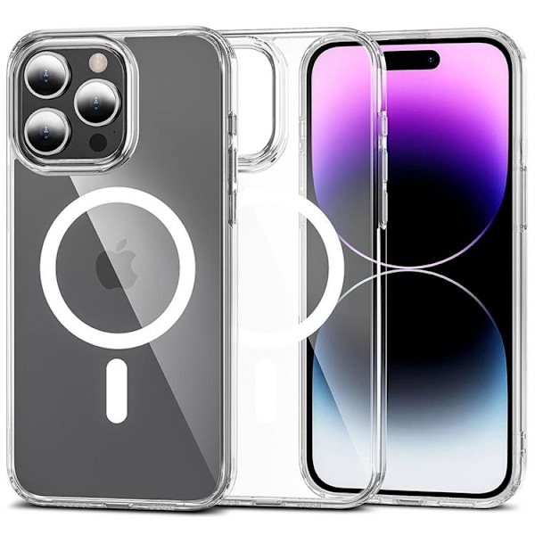 Tech-Protect iPhone 15 Pro -puhelinkotelo Magsafe Flexair Hybrid Transparent