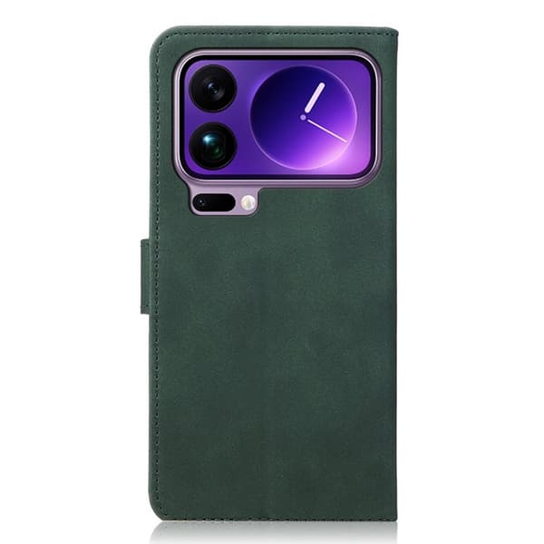KHAZNEH Xiaomi 17 Pro Max Plånboksfodral Anti Scratch Konstläder - Grön