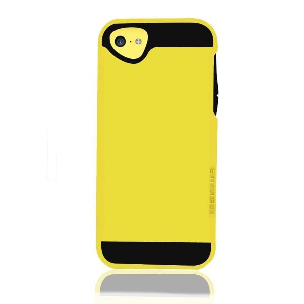 ITSkins Evolution etui til Apple iPhone 5C (gul) + skærmbeskytter