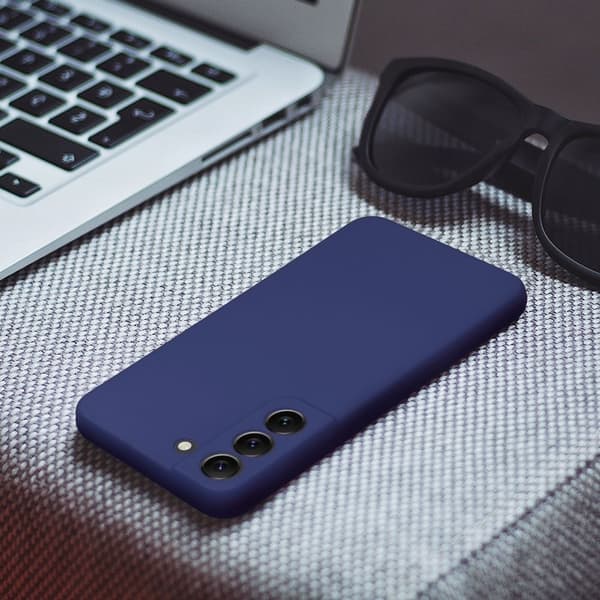 BLØDT etui til Samsung Galaxy A34 5G mørkeblå Blå