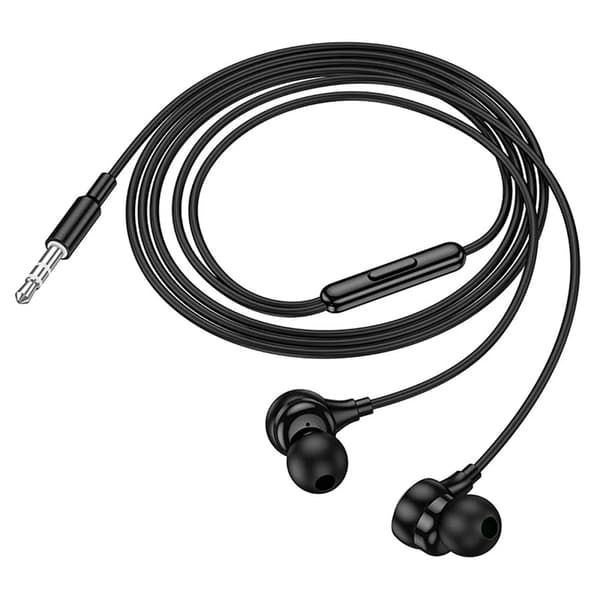 Hoco Hörlurar 3.5mm Med Microphone - Svart Svart