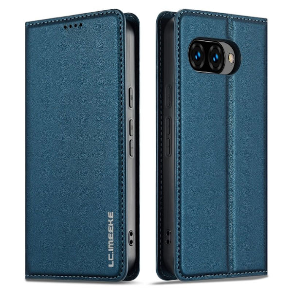 LC.IMEEKE L1 Series Google Pixel 9a Plånboksfodral Konstläder - Blå