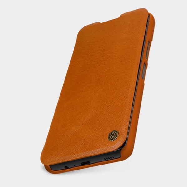 Nillkin Qin -lompakkokotelo Xiaomi Poco M4 Pro 5G - ruskea